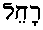 Racheil (in Hebrew)